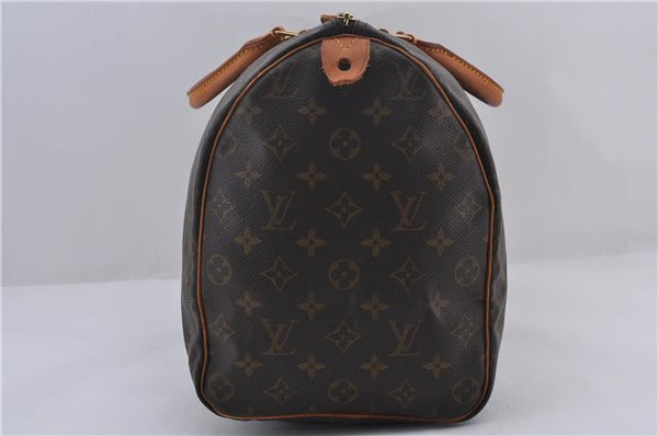 Authentic Louis Vuitton Monogram Speedy 40 Hand Boston Bag M41522 LV 0099E