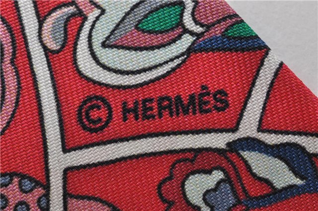 Authentic HERMES Twilly Scarf Silk 