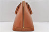 Authentic Louis Vuitton Epi Alma PM Hand Bag Brown M52143 LV 0100D