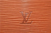 Authentic Louis Vuitton Epi Alma PM Hand Bag Brown M52143 LV 0100D