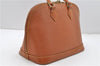 Authentic Louis Vuitton Epi Alma PM Hand Bag Brown M52143 LV 0100D