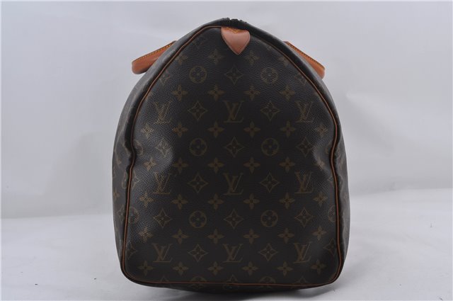 Authentic Louis Vuitton Monogram Keepall 55 Travel Boston Bag M41424 LV 0100E