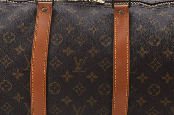 Authentic Louis Vuitton Monogram Keepall 55 Travel Boston Bag M41424 LV 0100E