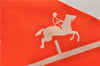 Authentic HERMES Twilly Scarf Silk "Le Allure" Orange Box 0100F