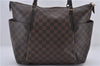 Authentic Louis Vuitton Damier Totally MM Shoulder Tote Bag N41281 LV 0102E