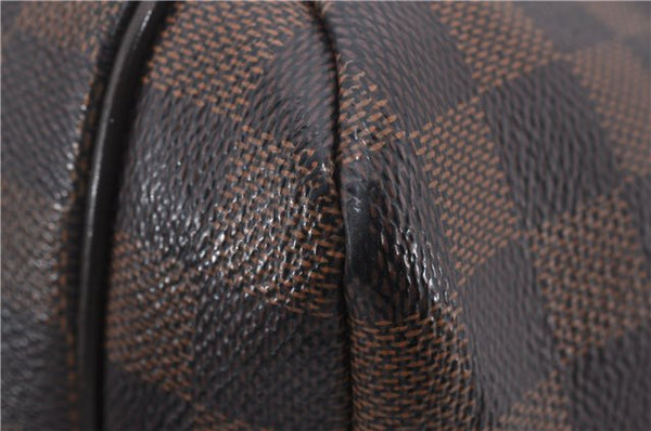 Authentic Louis Vuitton Damier Totally MM Shoulder Tote Bag N41281 LV 0102E