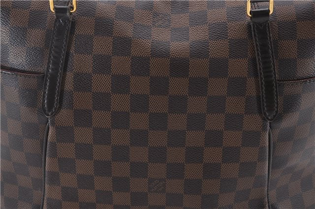 Authentic Louis Vuitton Damier Totally MM Shoulder Tote Bag N41281 LV 0102E