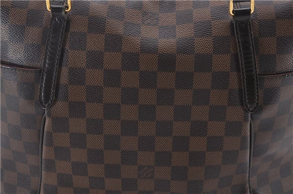 Authentic Louis Vuitton Damier Totally MM Shoulder Tote Bag N41281 LV 0102E
