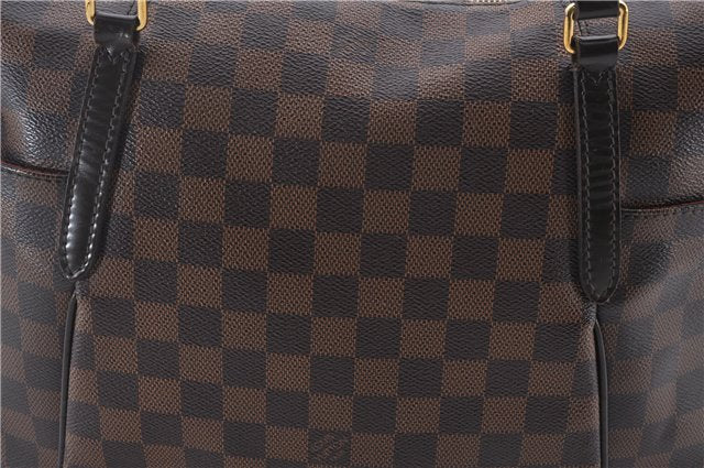 Authentic Louis Vuitton Damier Totally MM Shoulder Tote Bag N41281 LV 0102E