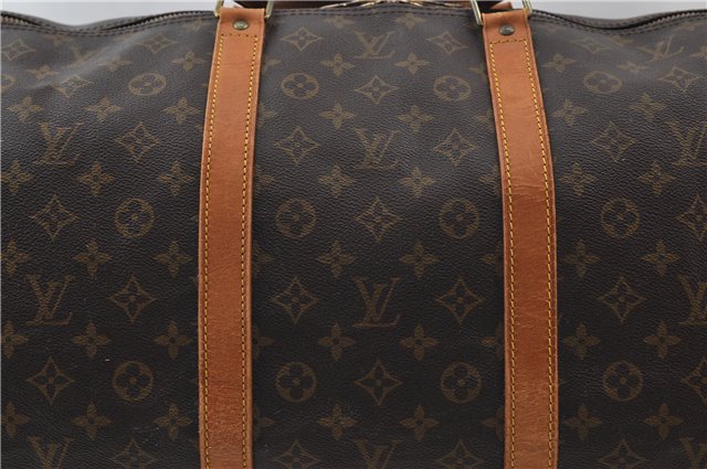 Auth Louis Vuitton Monogram Keepall Bandouliere 60 Boston Bag M41412 LV 0104E