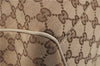 Authentic GUCCI Sukey Shoulder Tote Bag GG Canvas Leather 211944 Brown 0106E