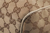Authentic GUCCI Sukey Shoulder Tote Bag GG Canvas Leather 211944 Brown 0106E
