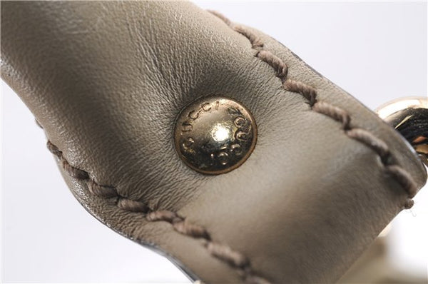 Authentic GUCCI Sukey Shoulder Tote Bag GG Canvas Leather 211944 Brown 0106E