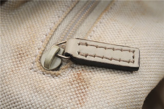 Authentic GUCCI Sukey Shoulder Tote Bag GG Canvas Leather 211944 Brown 0106E