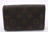 Auth Louis Vuitton Monogram Porte Monnaie Billets Tresor Wallet M61730 LV 0108F