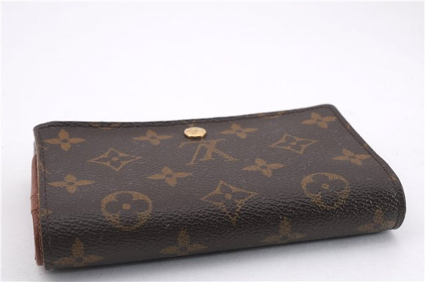 Auth Louis Vuitton Monogram Porte Monnaie Billets Tresor Wallet M61730 LV 0108F