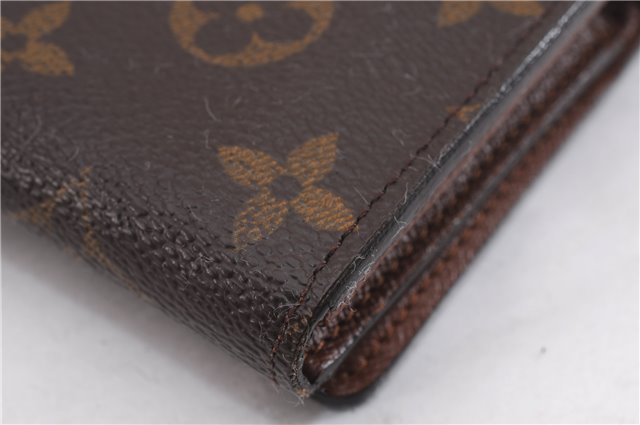 Auth Louis Vuitton Monogram Porte Monnaie Billets Tresor Wallet M61730 LV 0108F