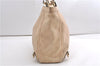 Authentic GUCCI Guccissima Abbey GG Shoulder Tote Bag Leather 141472 Beige 0108G