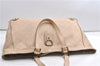Authentic GUCCI Guccissima Abbey GG Shoulder Tote Bag Leather 141472 Beige 0108G