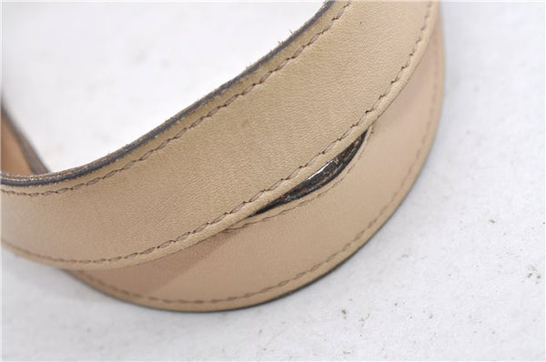 Authentic GUCCI Guccissima Abbey GG Shoulder Tote Bag Leather 141472 Beige 0108G