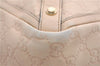 Authentic GUCCI Guccissima Abbey GG Shoulder Tote Bag Leather 141472 Beige 0108G