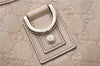 Authentic GUCCI Guccissima Abbey GG Shoulder Tote Bag Leather 141472 Beige 0108G