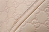 Authentic GUCCI Guccissima Abbey GG Shoulder Tote Bag Leather 141472 Beige 0108G