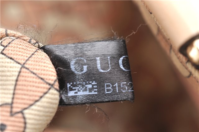 Authentic GUCCI Guccissima Abbey GG Shoulder Tote Bag Leather 141472 Beige 0108G