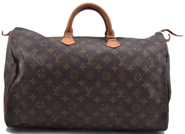 Authentic LOUIS VUITTON Monogram Speedy 40 Hand Bag M41522 LV 0109C