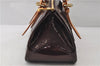 Auth Louis Vuitton Vernis Rose Wood Avenue Shoulder Bag Wine Red M93510 LV 0109E
