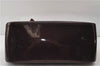 Auth Louis Vuitton Vernis Rose Wood Avenue Shoulder Bag Wine Red M93510 LV 0109E