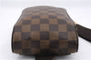 Authentic Louis Vuitton Damier Geronimos Waist Body Bag Purse N51994 LV 0110E