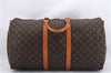 Auth Louis Vuitton Monogram Keepall Bandouliere 55 Boston Bag M41414 LV 0111E