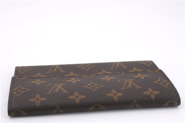 Authentic Louis Vuitton Monogram Porte Yen 3 Cartes Credit M61818 Wallet 0111F