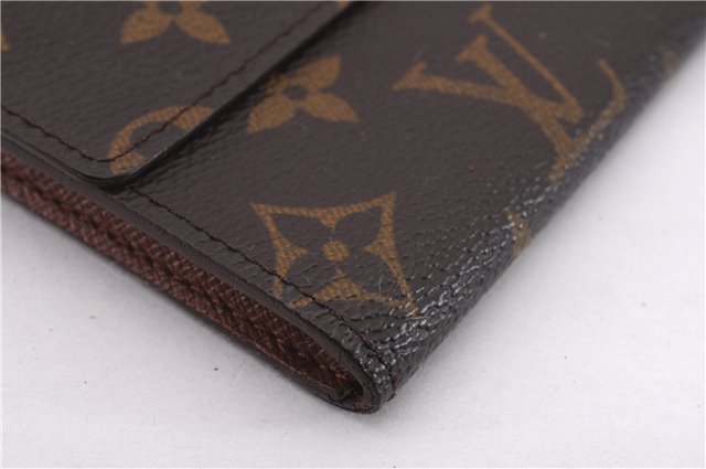 Authentic Louis Vuitton Monogram Porte Yen 3 Cartes Credit M61818 Wallet 0111F