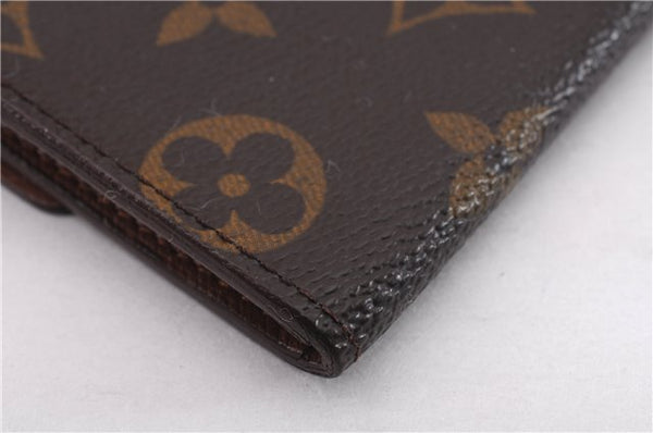 Authentic Louis Vuitton Monogram Porte Yen 3 Cartes Credit M61818 Wallet 0111F