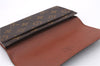 Authentic Louis Vuitton Monogram Porte Yen 3 Cartes Credit M61818 Wallet 0111F