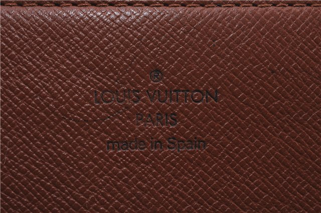 Authentic Louis Vuitton Monogram Porte Yen 3 Cartes Credit M61818 Wallet 0111F