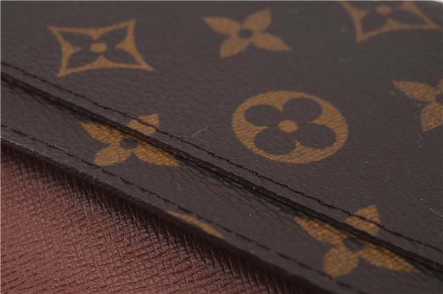 Authentic Louis Vuitton Monogram Porte Yen 3 Cartes Credit M61818 Wallet 0111F