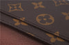 Authentic Louis Vuitton Monogram Porte Yen 3 Cartes Credit M61818 Wallet 0111F