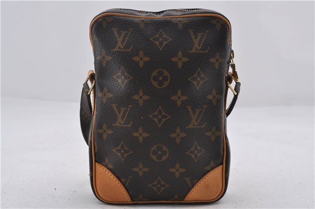 Authentic Louis Vuitton Monogram Danube Shoulder Cross Body Bag M45266 LV 0112E