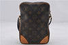 Authentic Louis Vuitton Monogram Danube Shoulder Cross Body Bag M45266 LV 0112E