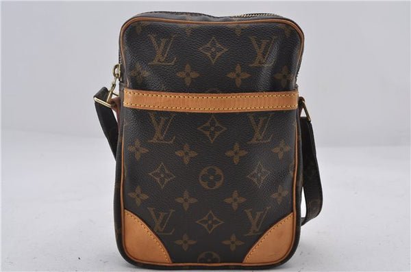 Authentic Louis Vuitton Monogram Danube Shoulder Cross Body Bag M45266 LV 0112E