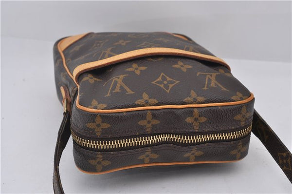 Authentic Louis Vuitton Monogram Danube Shoulder Cross Body Bag M45266 LV 0112E