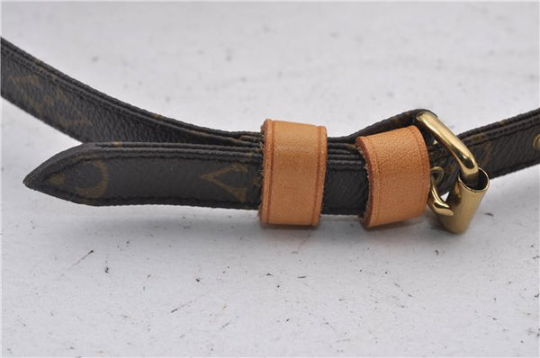 Authentic Louis Vuitton Monogram Danube Shoulder Cross Body Bag M45266 LV 0112E