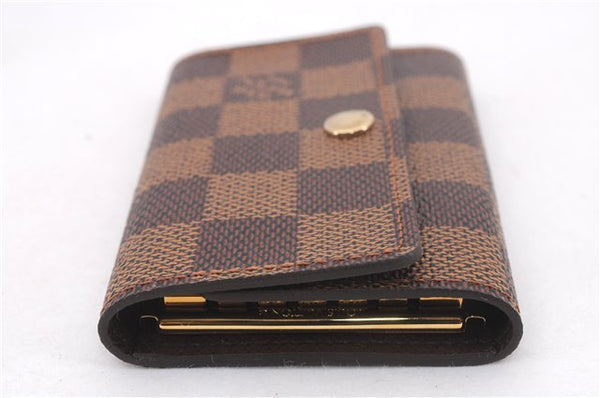 Authentic Louis Vuitton Damier Multicles 6 Key Case Holder N62630 LV 0112F