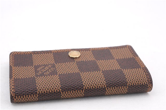 Authentic Louis Vuitton Damier Multicles 6 Key Case Holder N62630 LV 0112F