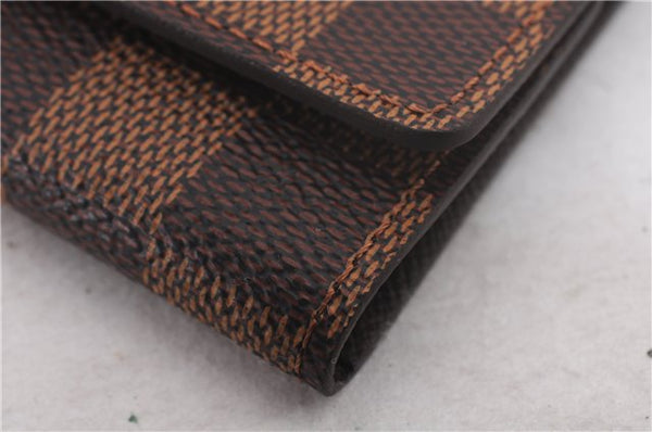 Authentic Louis Vuitton Damier Multicles 6 Key Case Holder N62630 LV 0112F