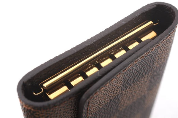Authentic Louis Vuitton Damier Multicles 6 Key Case Holder N62630 LV 0112F