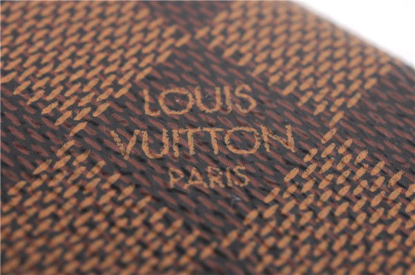 Authentic Louis Vuitton Damier Multicles 6 Key Case Holder N62630 LV 0112F